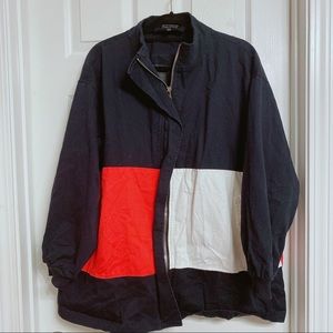 Jacket Navy Red White
